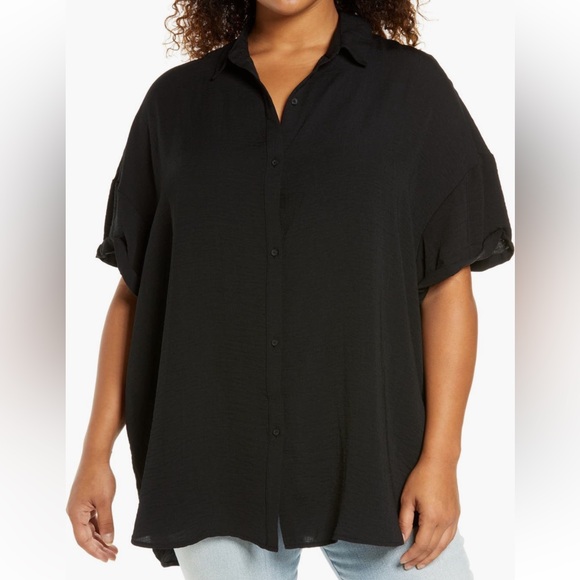 Treasure and Bond Button Up Tunic Shirt - Picture 2 of 2